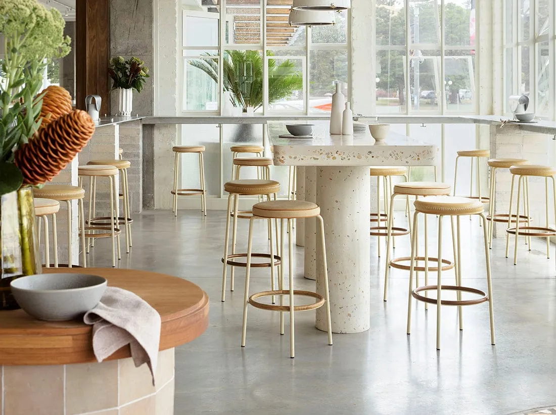 Milton Stool - Upholstered