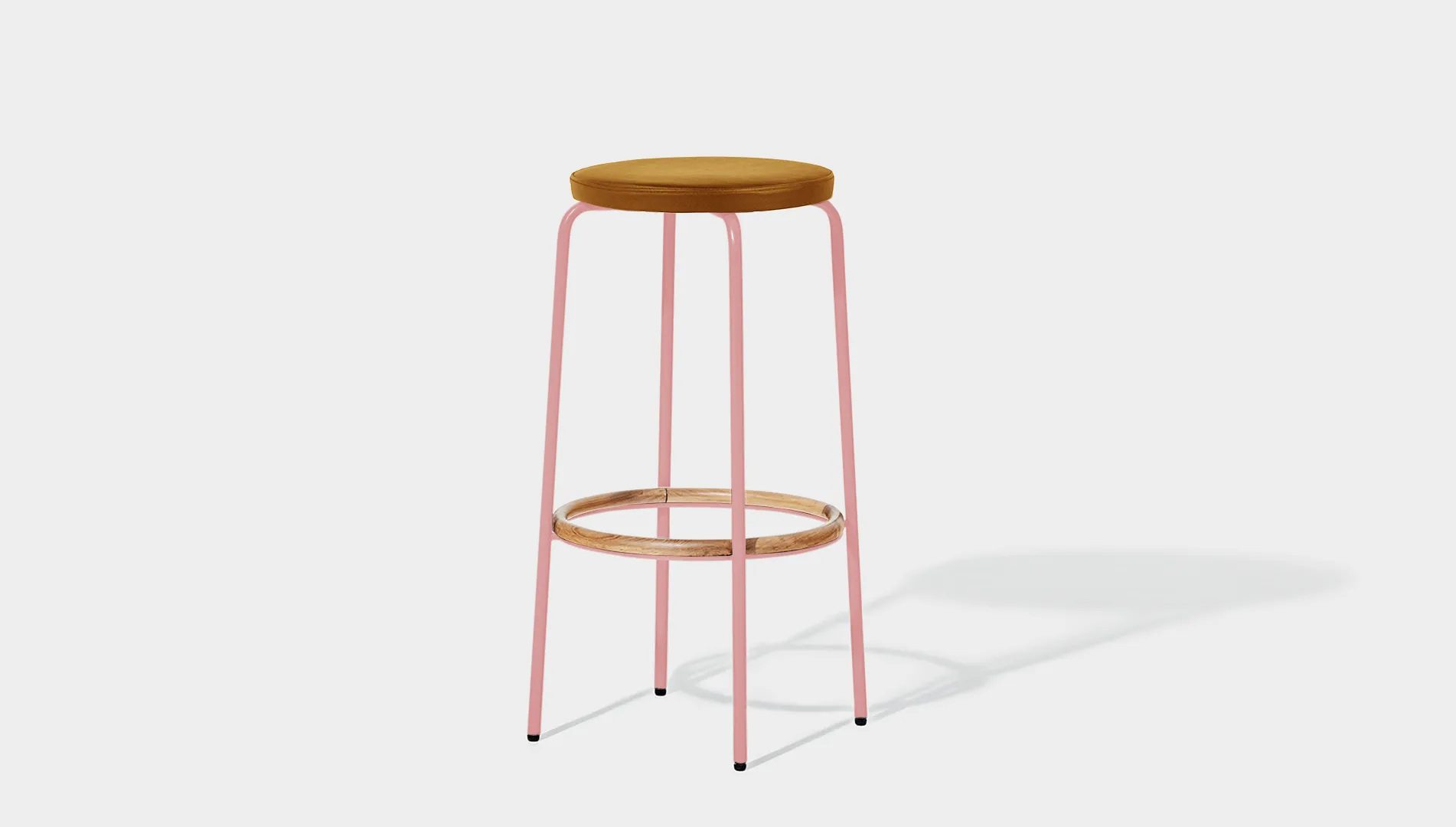 Milton Stool - Upholstered