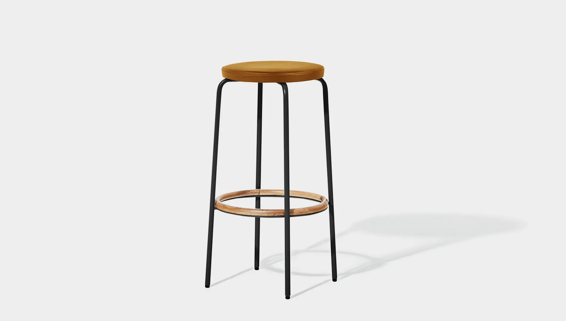 Milton Stool - Upholstered