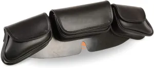 Milwaukee Performance SH67104 Black Triple Pocket PVC Travel Windshield Bag - One Size
