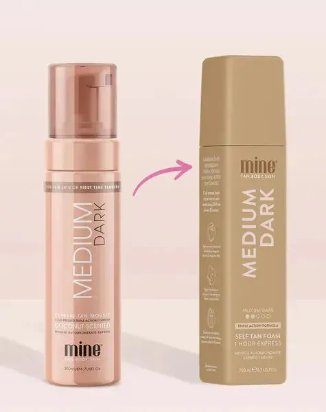 MineTan Medium Dark Self Tan Mousse - 6.7 oz.