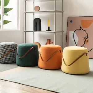 Minimalist Wooden Ottoman Stool