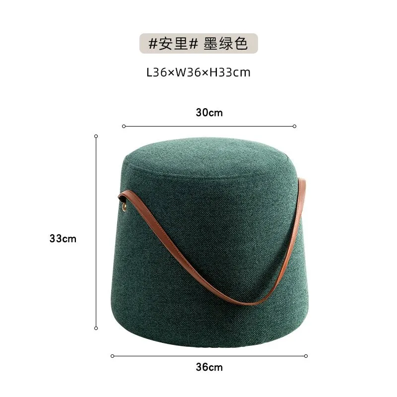 Minimalist Wooden Ottoman Stool