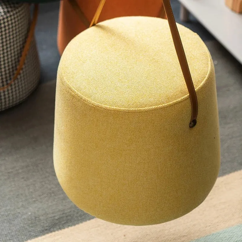 Minimalist Wooden Ottoman Stool