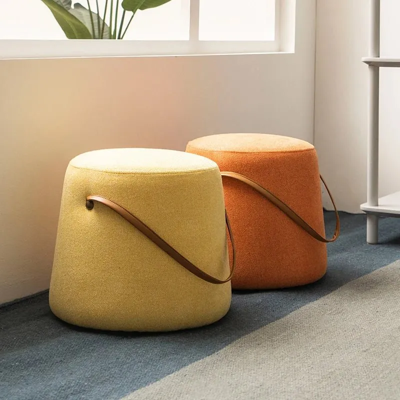 Minimalist Wooden Ottoman Stool