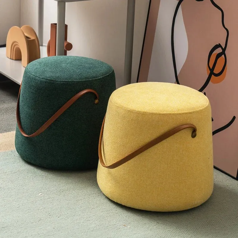 Minimalist Wooden Ottoman Stool