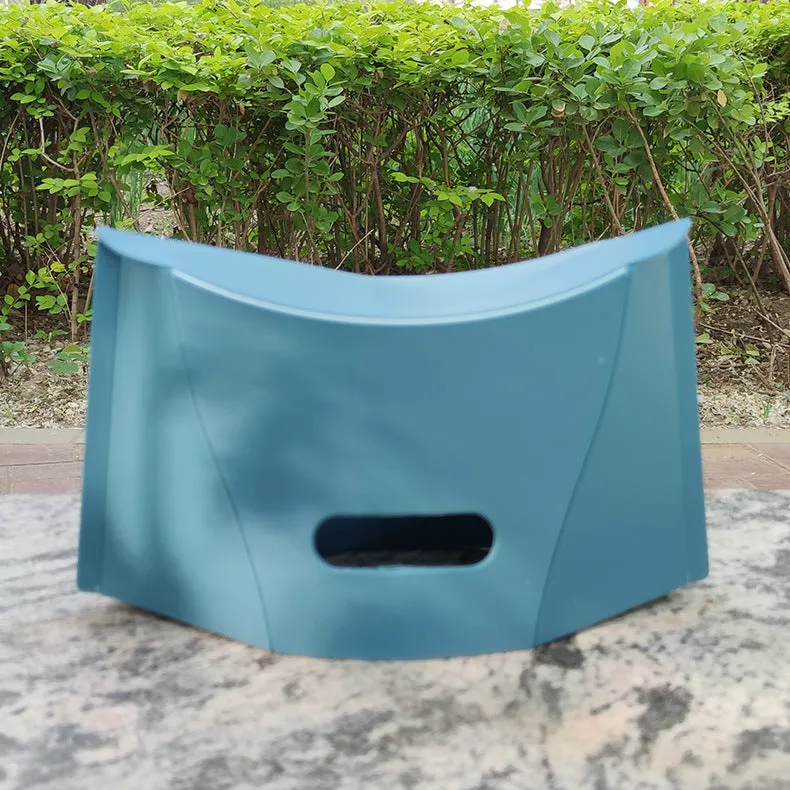 Modern Foldable Plastic Stool with Logo Embroidery