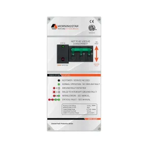 Morningstar Ground Fault Protection Device (GFPD-150V) - for Tristar MPPT 150V & ProStar MPPT 120V Solar Charge Controllers - No Fuses Required, Simple & Flexible Installation - Designed in The USA