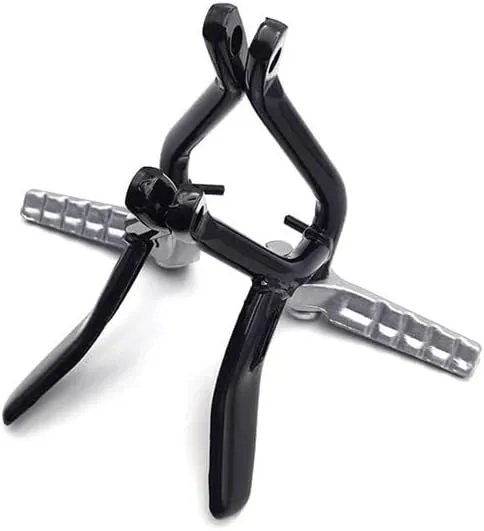 Motorcycle Foot Peg Motorcycle Foot Rests Pedals Rear Footrest Assembly Polished Footpeg Passenger Pegs for Tricker XG250 2004-2018