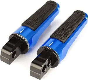Motorcycle Foot Pegs for Suzuki GSX-R1000 Yoshimura Edition 2013-2024, Anti-Skid Motorbike Footrest for Rider Passenger, Aluminum Footpegs Dirt Bike Foot Rest Pedals, Highway Pegs Kit