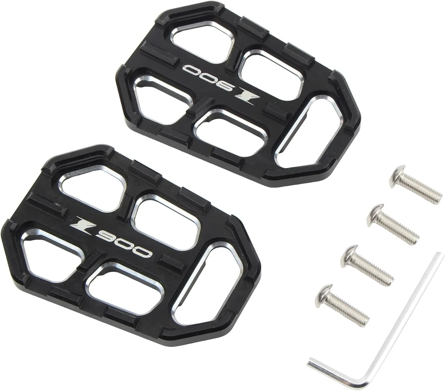 Motorcycle Footpegs Motorbike Accessories Motorcycle Enlarge Foot Pedal Pegs Aluminum Footrest Footpeg for Kawasaki Z900