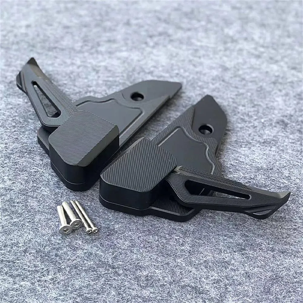 Motorcycle Footrests Pedals For Sprint150 Rear Footrest For V&ESPA For Primavera150 For Sprint 125 150 Motorcycle Foldable Foot Steps Extension Foot Pedal Adapter(Black)
