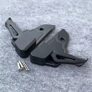 Motorcycle Footrests Pedals For Sprint150 Rear Footrest For V&ESPA For Primavera150 For Sprint 125 150 Motorcycle Foldable Foot Steps Extension Foot Pedal Adapter(Black)