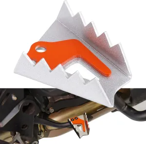 Motorcycle Rear Foot Brake Lever Peg Pad Extension Compatible with 790 Adventure 790 Adventure R S 890 Adventure R 1050 Adventure 1190 Adventure-Orange