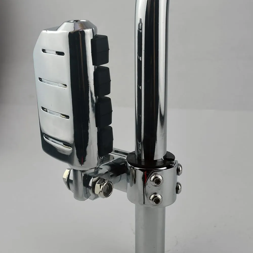 Motorcycle Universal Highway Pegs Foot Rests Fit Engine Guard Crash Bar 1-1/4" Or 1" Compatible with BMW Harley davidson Yamaha Honda