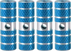 Mountain Bike Pegs Aluminum Alloy Shelf pins Foot pegs Anti-Skid Foot Road Bike Pegs for Bike Bicycle 2 Pair