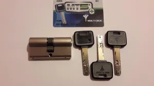 MUL-T-LOCK MT5  High Security Euro Cylinder Lock .3 Keys and ID Card (31/31)
