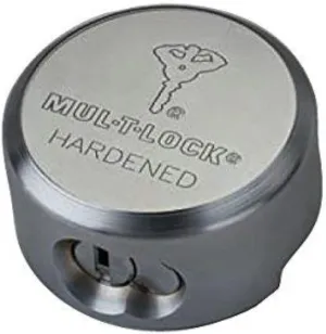 Mul-t-lock TR 100 "Hockey Puck" padlock (Keyed Different)