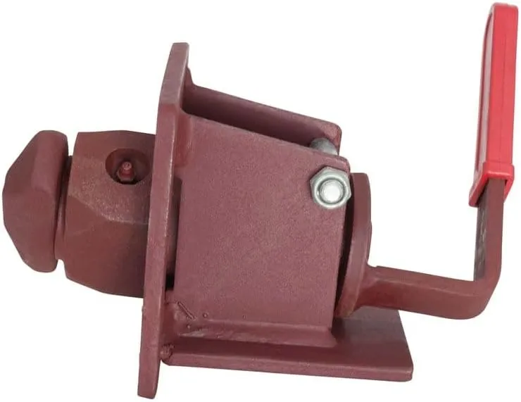 Mytee Products (8 Pack Sea and Rail Shipping Container Manual Twist Lock for Chassis - Forged Steel - Can Be Welded or Bolted to A Chassis/Flatbed