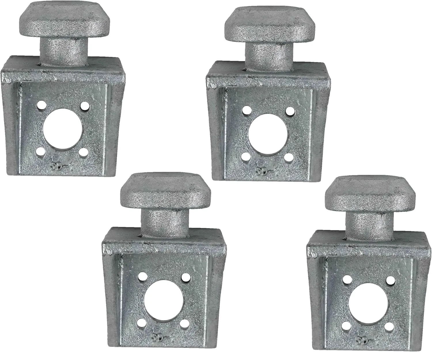 Mytee Products Shipping Containers Side Twist Lock - Hot Dipped Galvanized Steel - Used for Connecting Containers Placed into Position (4 Pack)