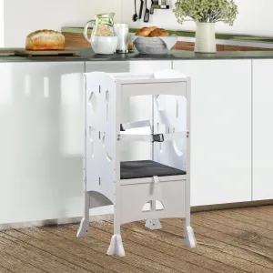 Naomi Home Kids I'm a Big Helper, Counter Stool for Kids, White