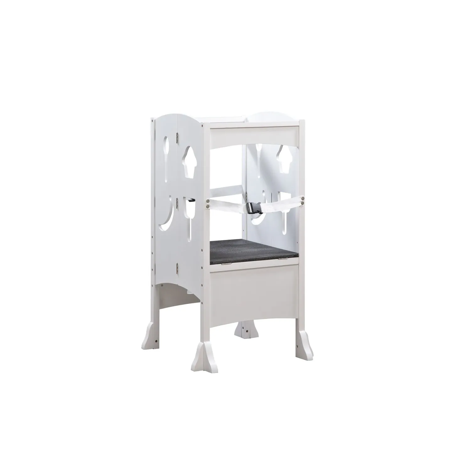 Naomi Home Kids I'm a Big Helper, Counter Stool for Kids, White