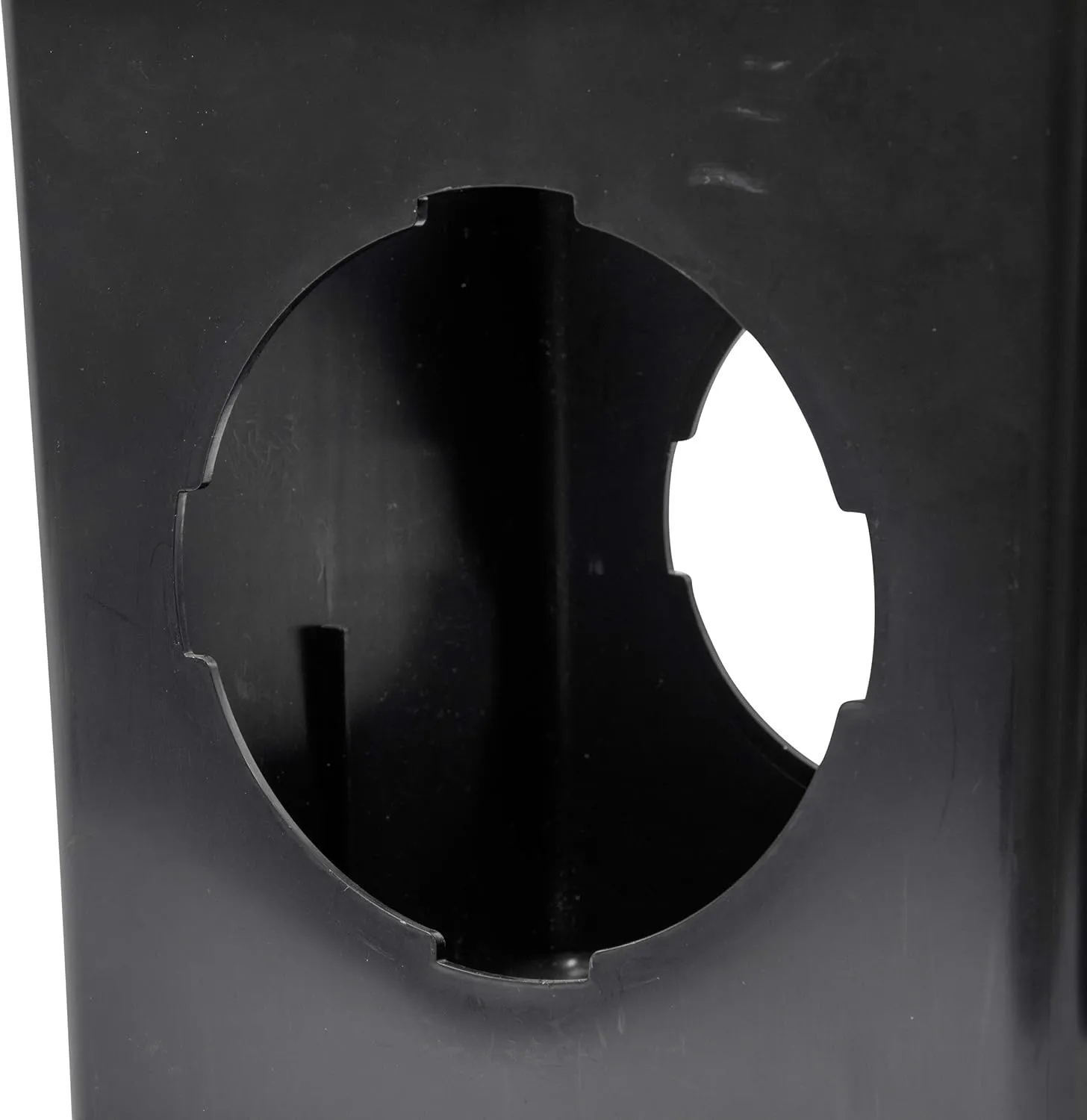 NDS Square Catch Basin Drain Kit with 2-Opening Catch Basin, Black Plastic Grate, 2 Outlet Adapters, & 1 Outlet Plug, 12 in.