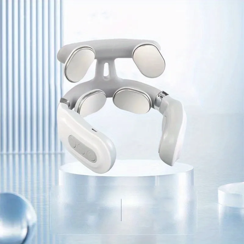 Neck Massager, Portable Smart Cervical Massage, Gentle Massage Product for Neck Massage, Holiday Gift for Family Girls and Boys