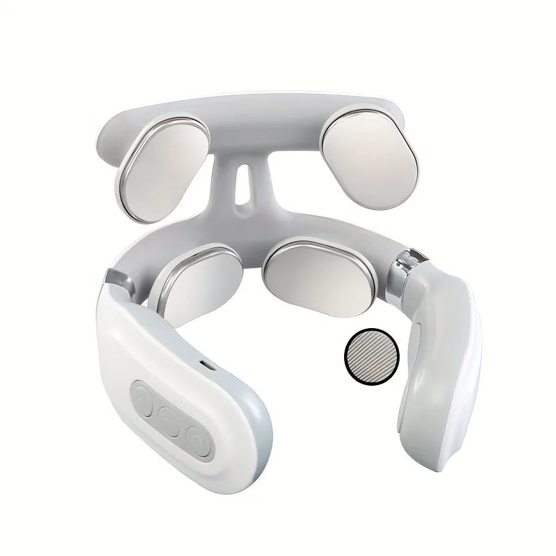 Neck Massager, Portable Smart Cervical Massage, Gentle Massage Product for Neck Massage, Holiday Gift for Family Girls and Boys