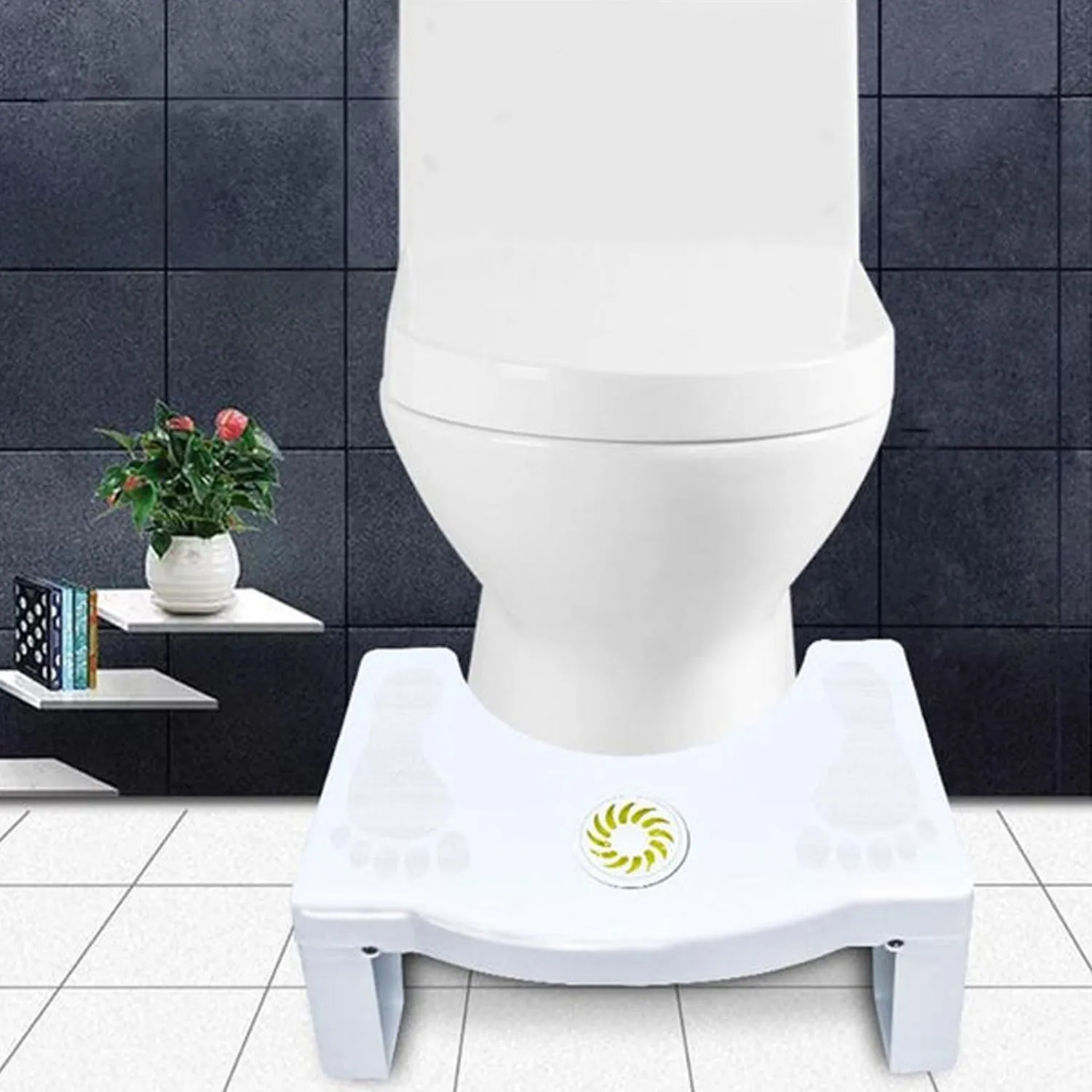 Non-Slip Squat Plastic Folding Color Toilet High-tech White - Fast shipping Stool