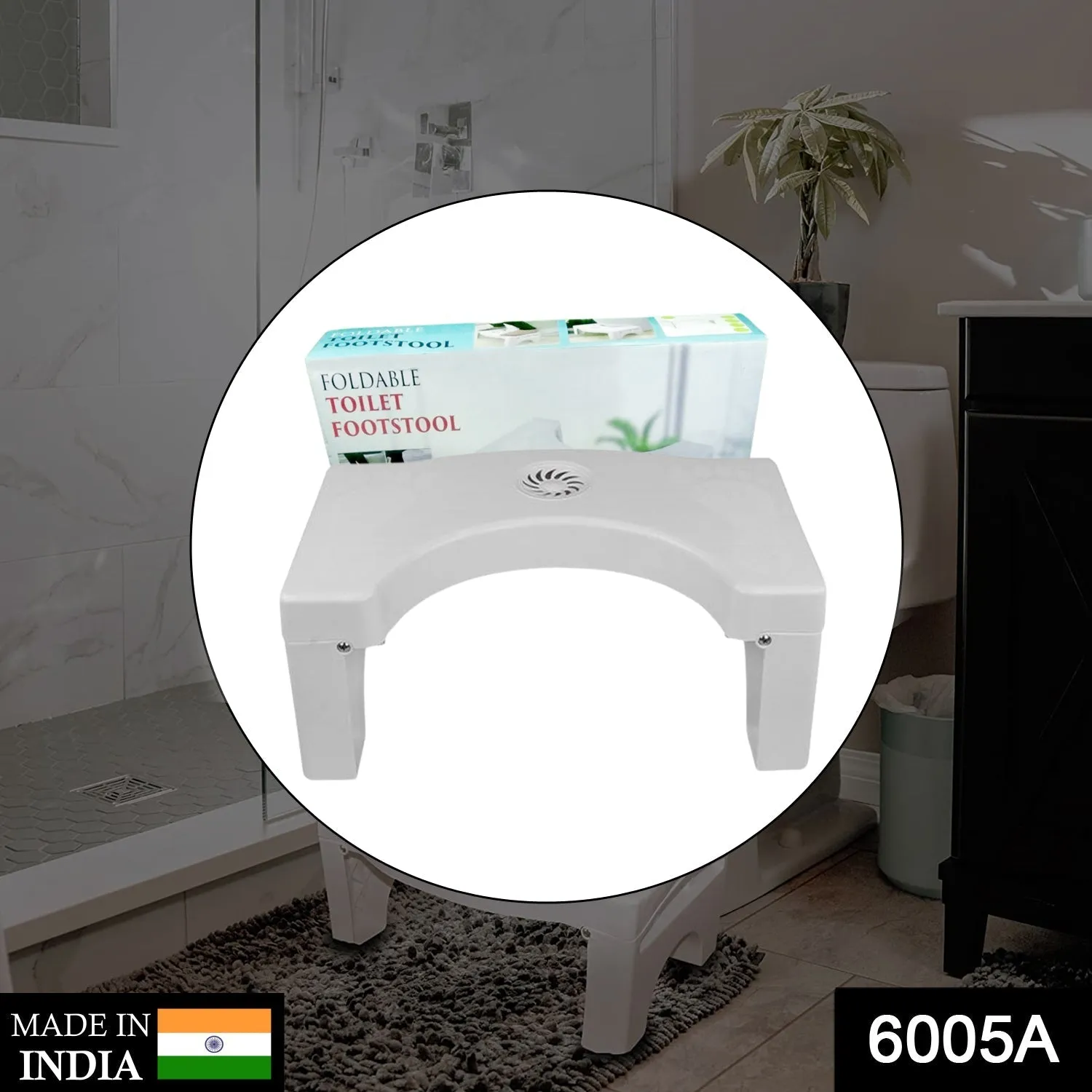 Non-Slip Squat Plastic Folding Color Toilet High-tech White - Fast shipping Stool