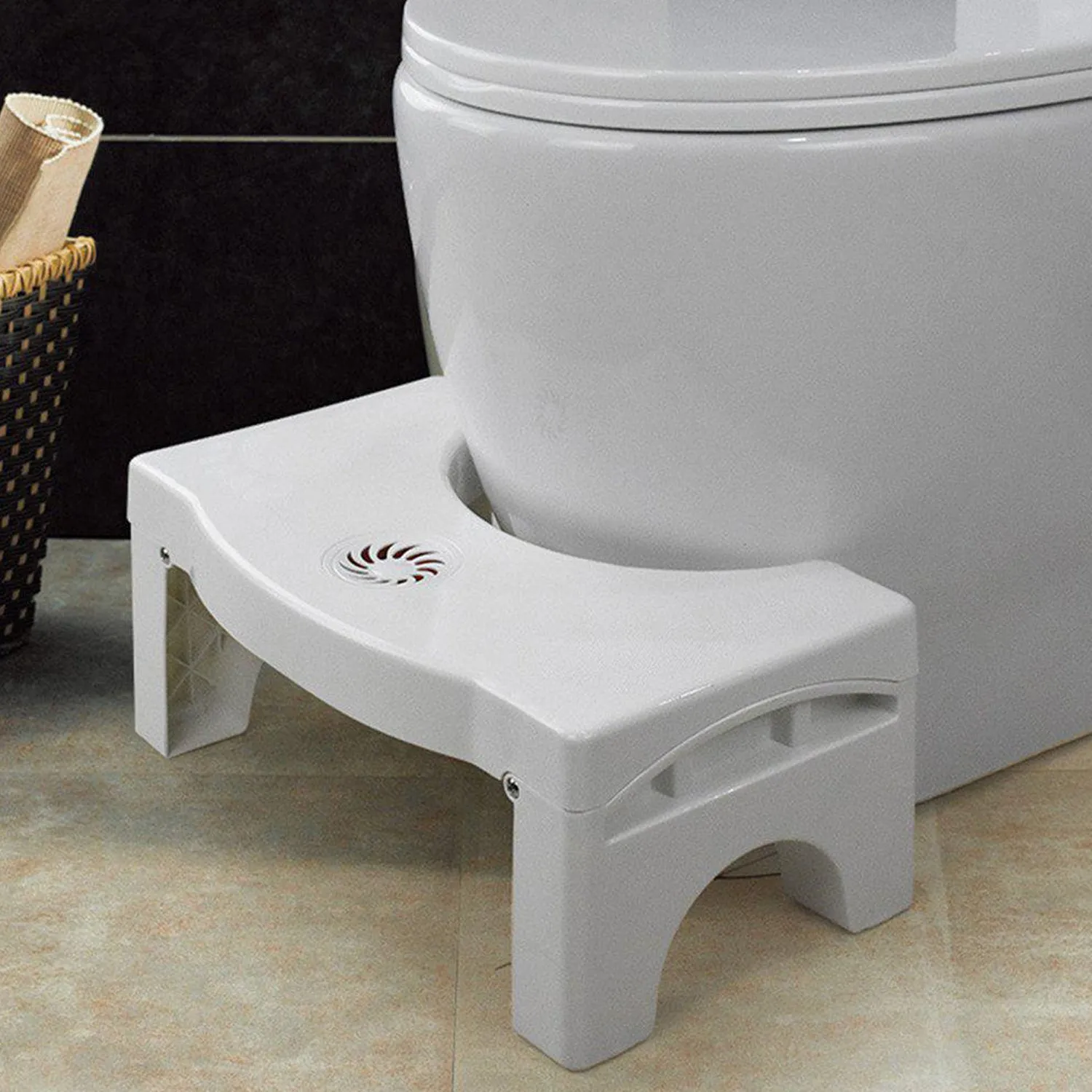 Non-Slip Squat Plastic Folding Color Toilet High-tech White - Fast shipping Stool