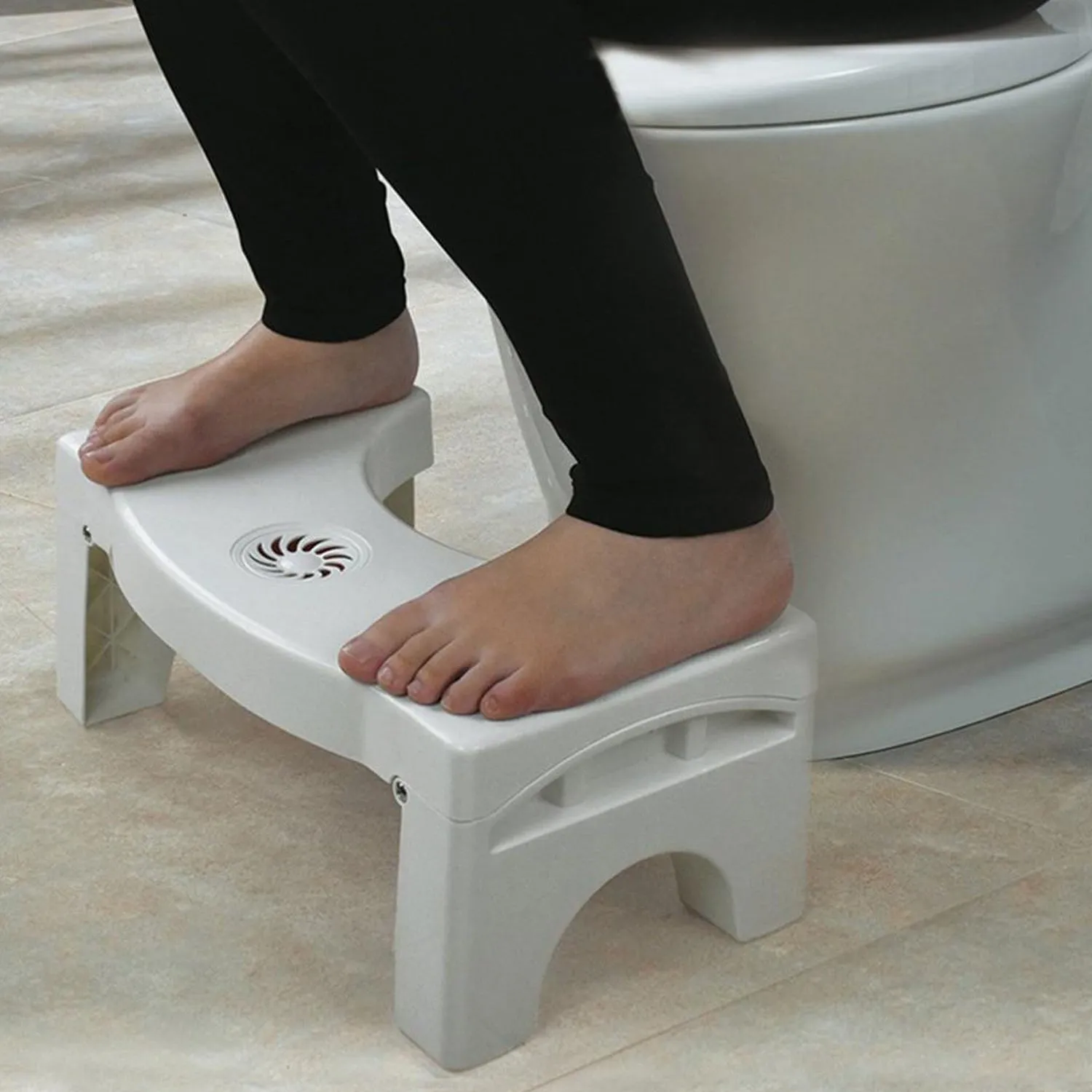 Non-Slip Squat Plastic Folding Color Toilet High-tech White - Fast shipping Stool