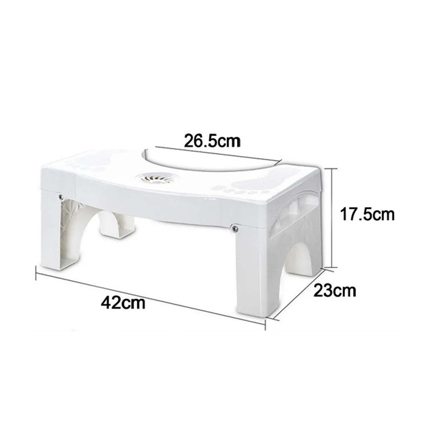 Non-Slip Squat Plastic Folding Color Toilet High-tech White - Fast shipping Stool