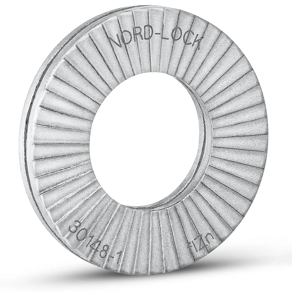 Nord-Lock Wedge Locking Washers - Steel (Delta Protekt) Washer, Vibration Resistant Safety Washers for 3/8 Inch Bolts, with Zinc Flake Coating - Enlarged Outer Diameter Washers - 10 Pairs