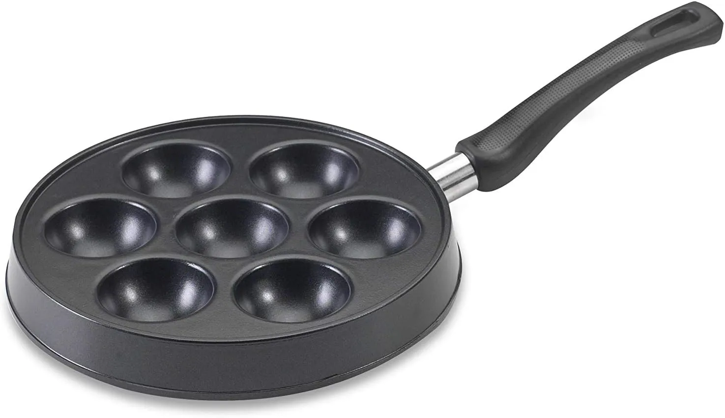 Nordic Ware Danish Ebelskiver Pan,Black 16.00 x 9.63 x 2.38 Inches