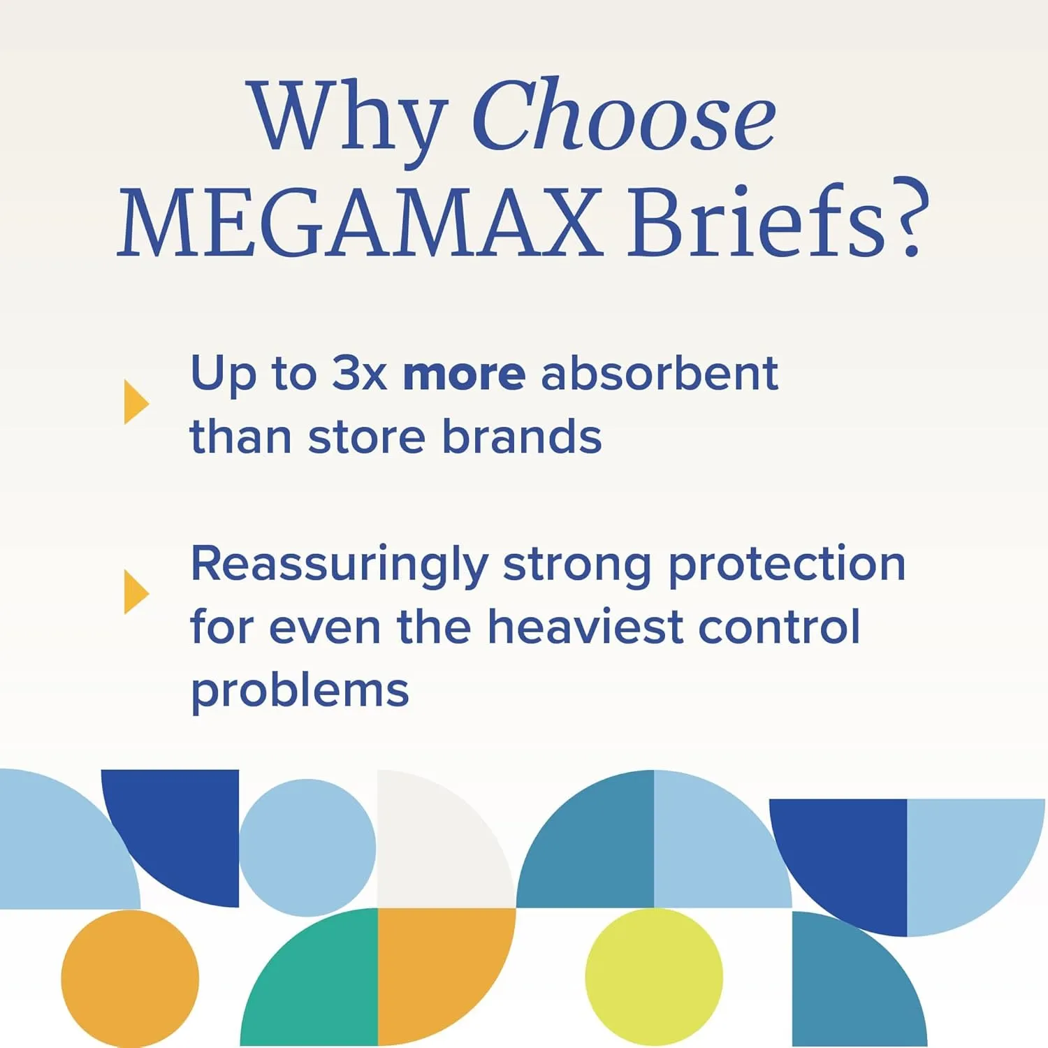 NorthShore MegaMax Adult Overnight Diapers, 12-Hour Tab-Style, Large, 10 Count Bag, White, 42-54 inches, Unisex Incontinence Underwear