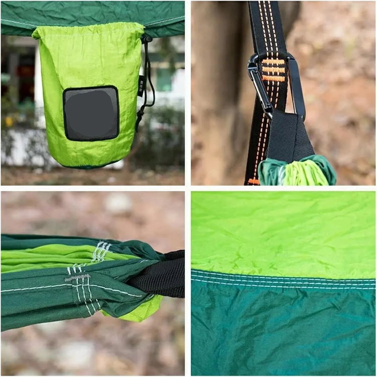 Nylon Parachute Hammock Net Portable Nylon Parachute Fabric Single and Double Size Outdoor Camping Hiking Garden Hammock Terrace Hammock(Model 4,300cmX200cm)