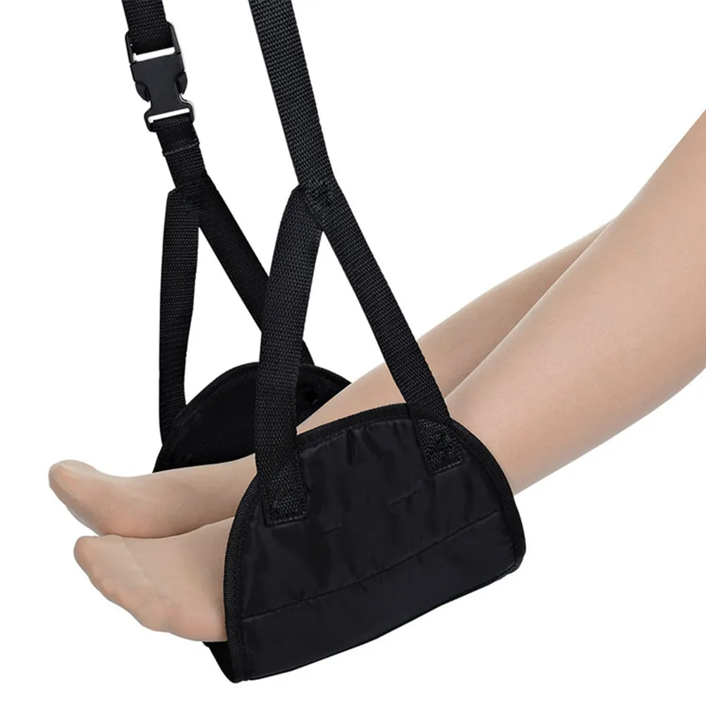 Office Folding Pillows Flight Airplane Travel Pain Relief Leg Hammock Adjustable Carry-on Foam Footrest Portable