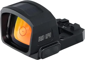 ohhunt RD U4MR Multi-Reticle Red Dot Sight 7075 Aluminum Compatible with RMR Footprint and Picatinny Mount 1X30mm Red Dot Sight Side-Mounted Battery Solar Panel Shake Awake