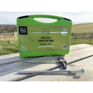 Olpro Case of 20 Glow in the dark Pegs with Peg Puller