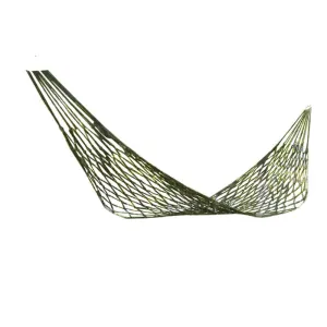 Outdoor hammock net bag Net Hammock camping single person simple Nylon Net Hammock with storage bag and binding rope, bearing 100kg