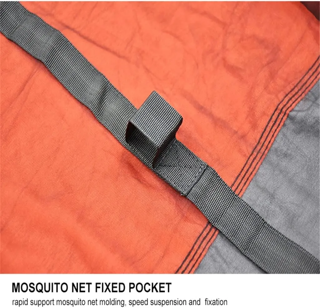 Outdoor Mosquito Net Camping Hammock 1-2 Person Parachute Picnic Hammock Portable Hanging Sleeping Hammock Swing Hammock (Color : Vert) (White Style)