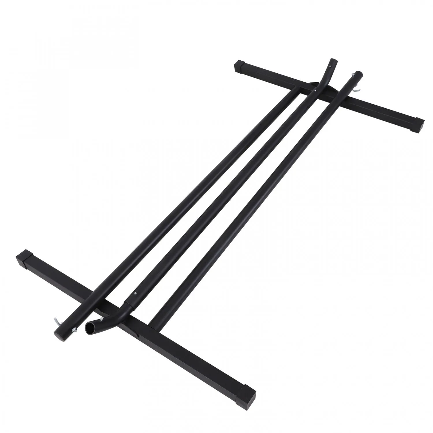 Outsunny 11.8'l Hammock Stand Extra Long Heavy Duty Straight Pole Day Bed Swing Metal Frame Simple S|Outsunny 11.8'l Support De Hamac A Tres Longue Duree De Vie Poteau Droit Balancoire De Lit Cadre En