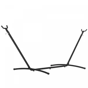 Outsunny 9.2'l Adjustable Hammock Stand Only, Heavy Duty Universal Garden Outdoor Camping Picnic Sun|Outsunny 9.2'l Support De Hamac Reglable Robuste Universel Jardin Camping En Plein Air Pique-nique L