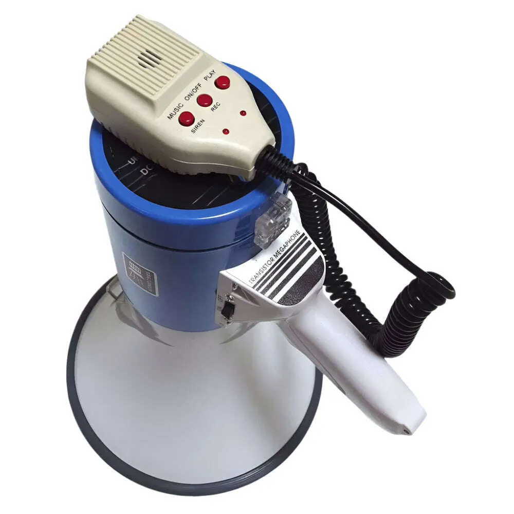 Over The Shoulder Style 50 Watt Rechargeable Megaphone