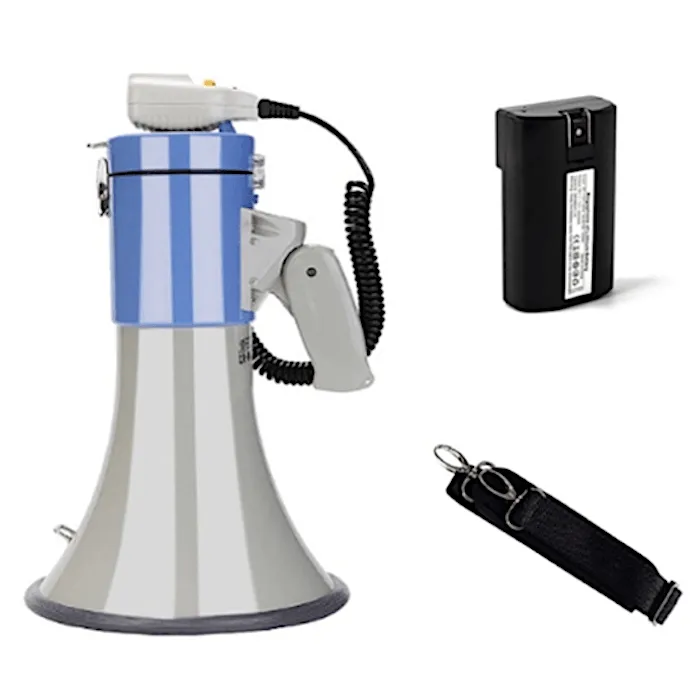 Over The Shoulder Style 50 Watt Rechargeable Megaphone