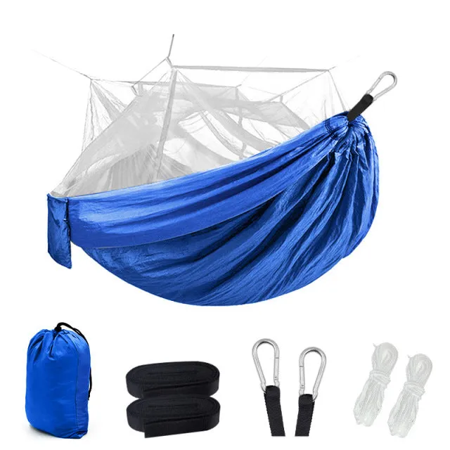 Parachute cloth Mosquito Net Hammock outdoors supplies 3.6m mosquito net pull rope