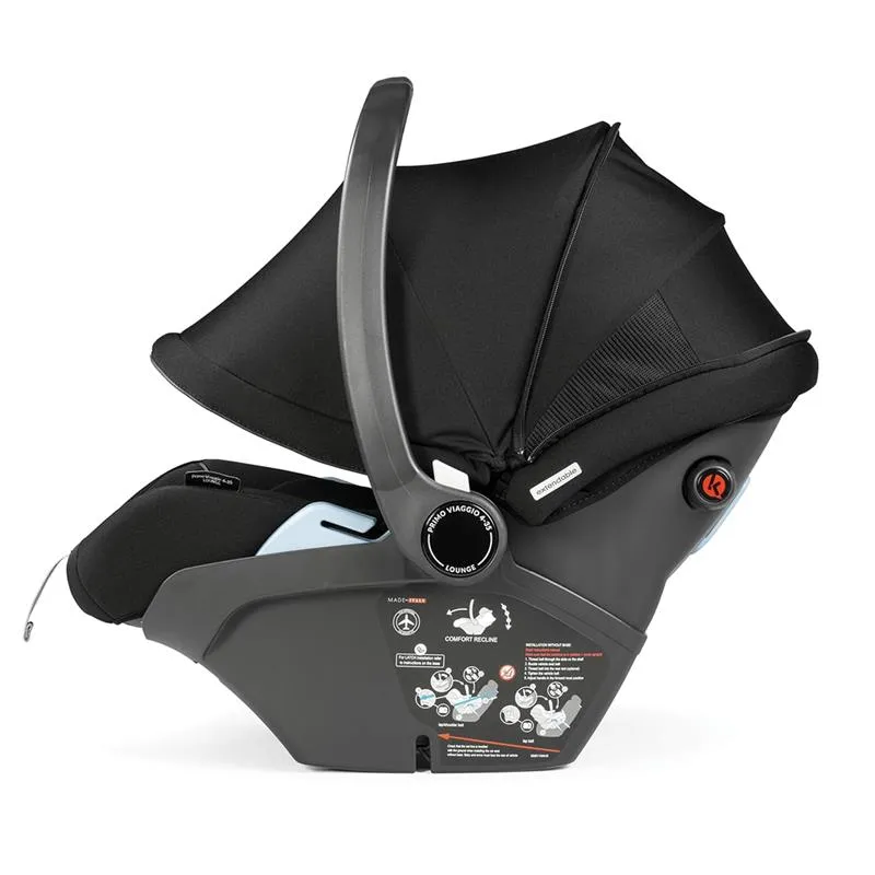 Peg Perego - Primo Viaggio 4-35 Lounge on wheels Infant Car Seat, True Black