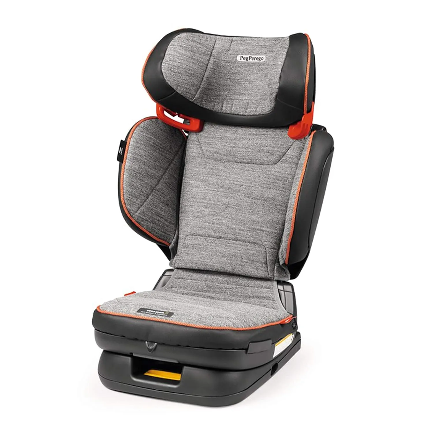 Peg Perego Viaggio Flex 120 - Booster Car Seat - for Children from 40 to 120 lbs - Made in Italy - Wonder Grey - Stain Resistant & Breathable Fabric
